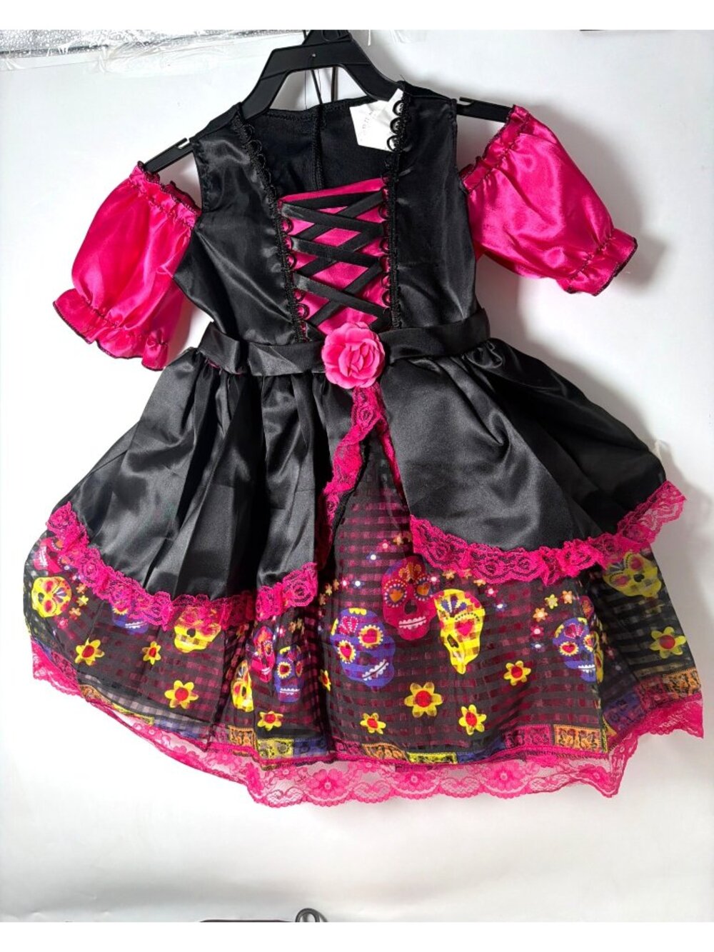 Rubies Day of the dead La Catrina Girls Costume Size Small 3-4 yrs - Picture 2 of 10
